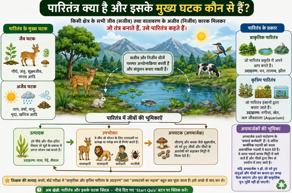 paritantra kya hai aur iska mukya ghatok