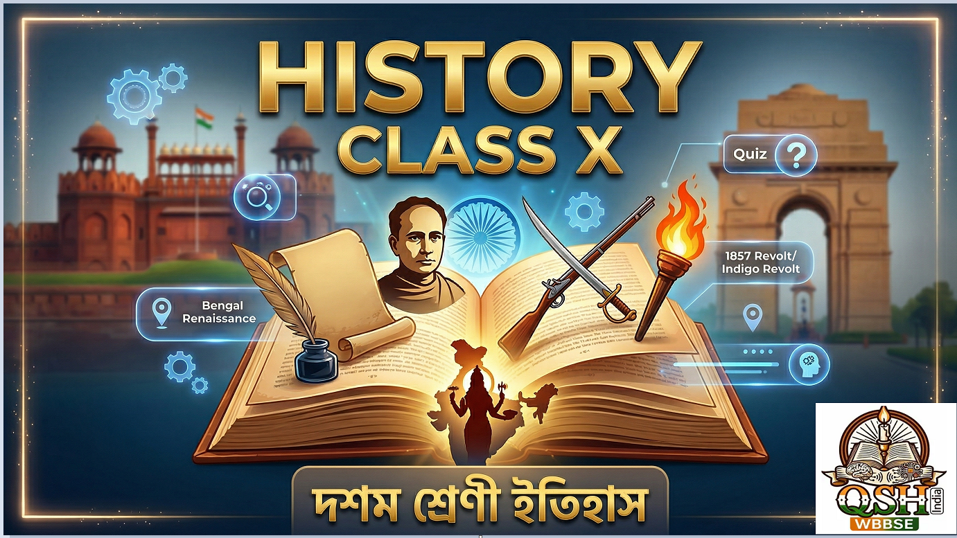 WBBSE Class X History all lessons quiz